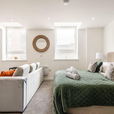 Contemporary 1 Bed Central Rotherham Studio Kültér fotó