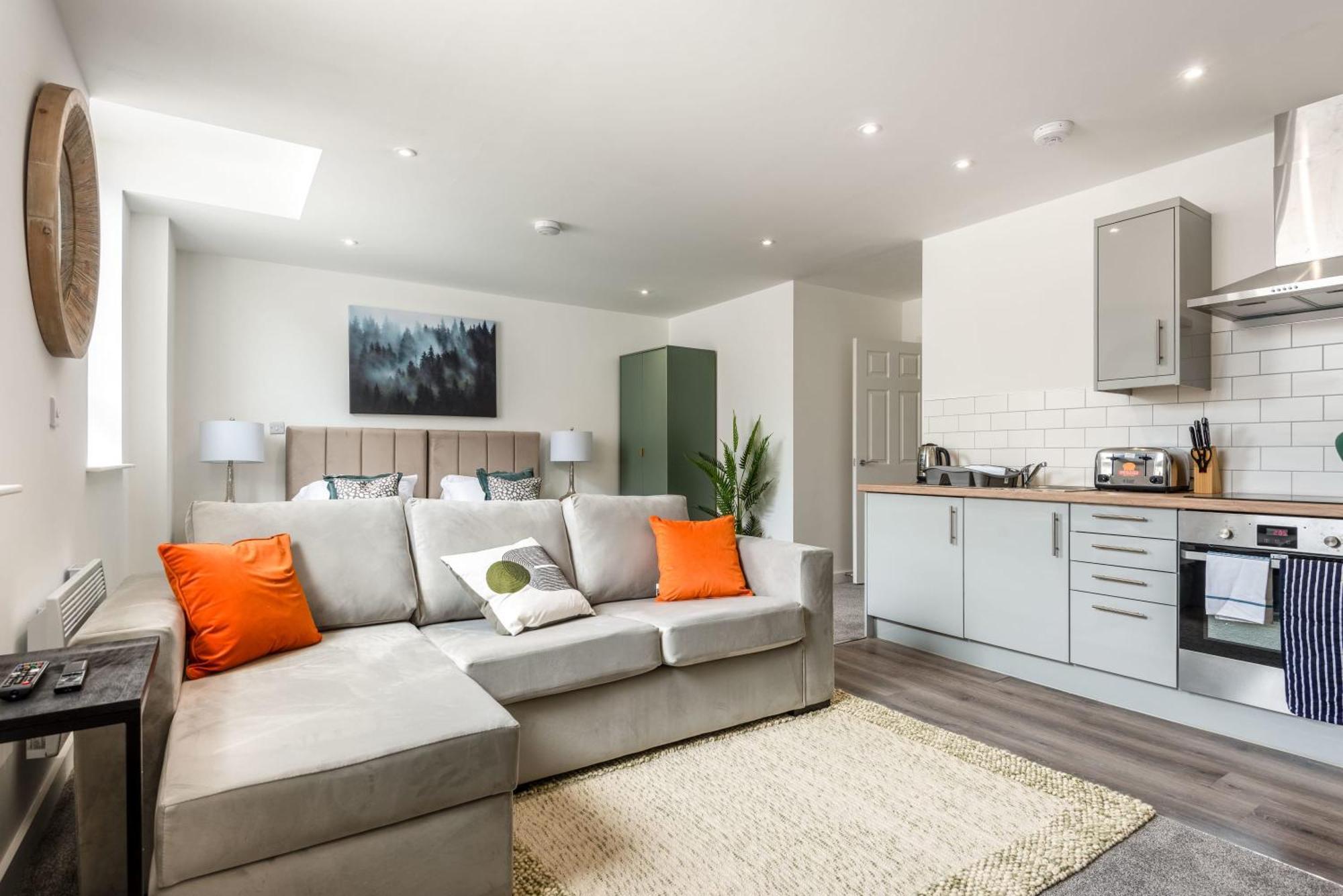 Contemporary 1 Bed Central Rotherham Studio Kültér fotó