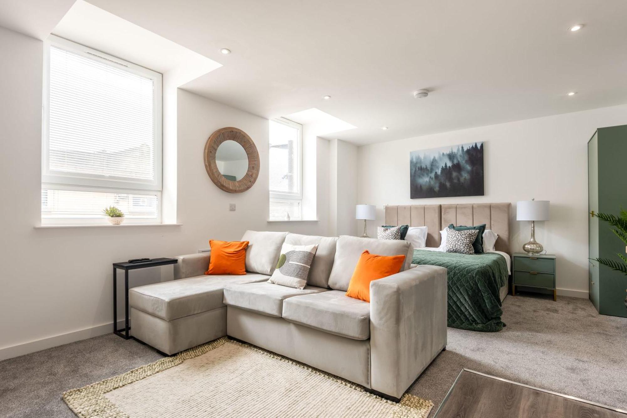 Contemporary 1 Bed Central Rotherham Studio Kültér fotó