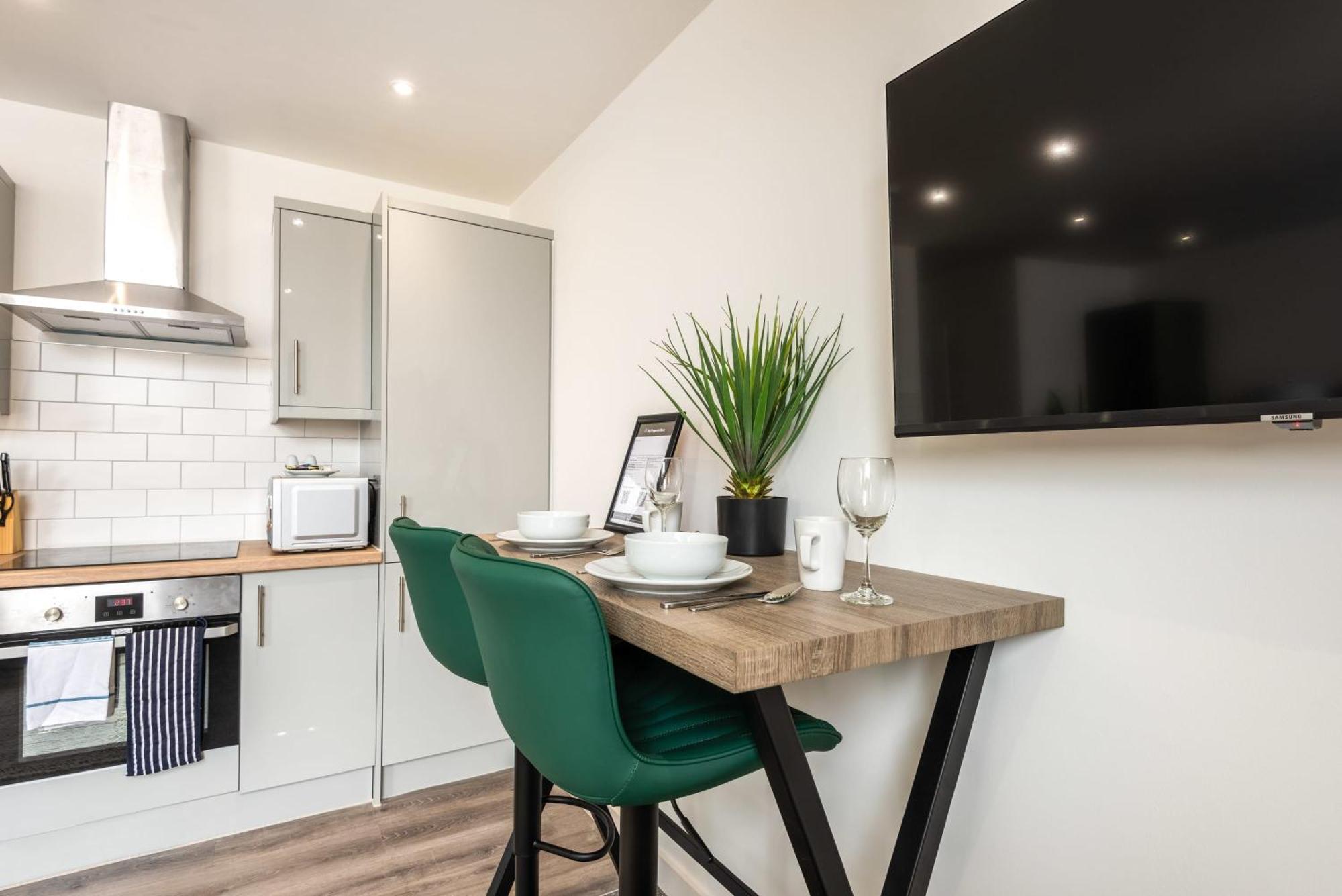 Contemporary 1 Bed Central Rotherham Studio Kültér fotó