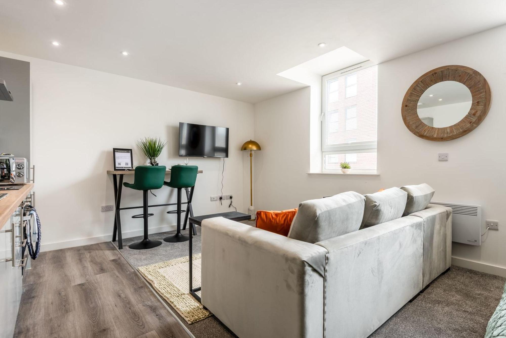 Contemporary 1 Bed Central Rotherham Studio Kültér fotó